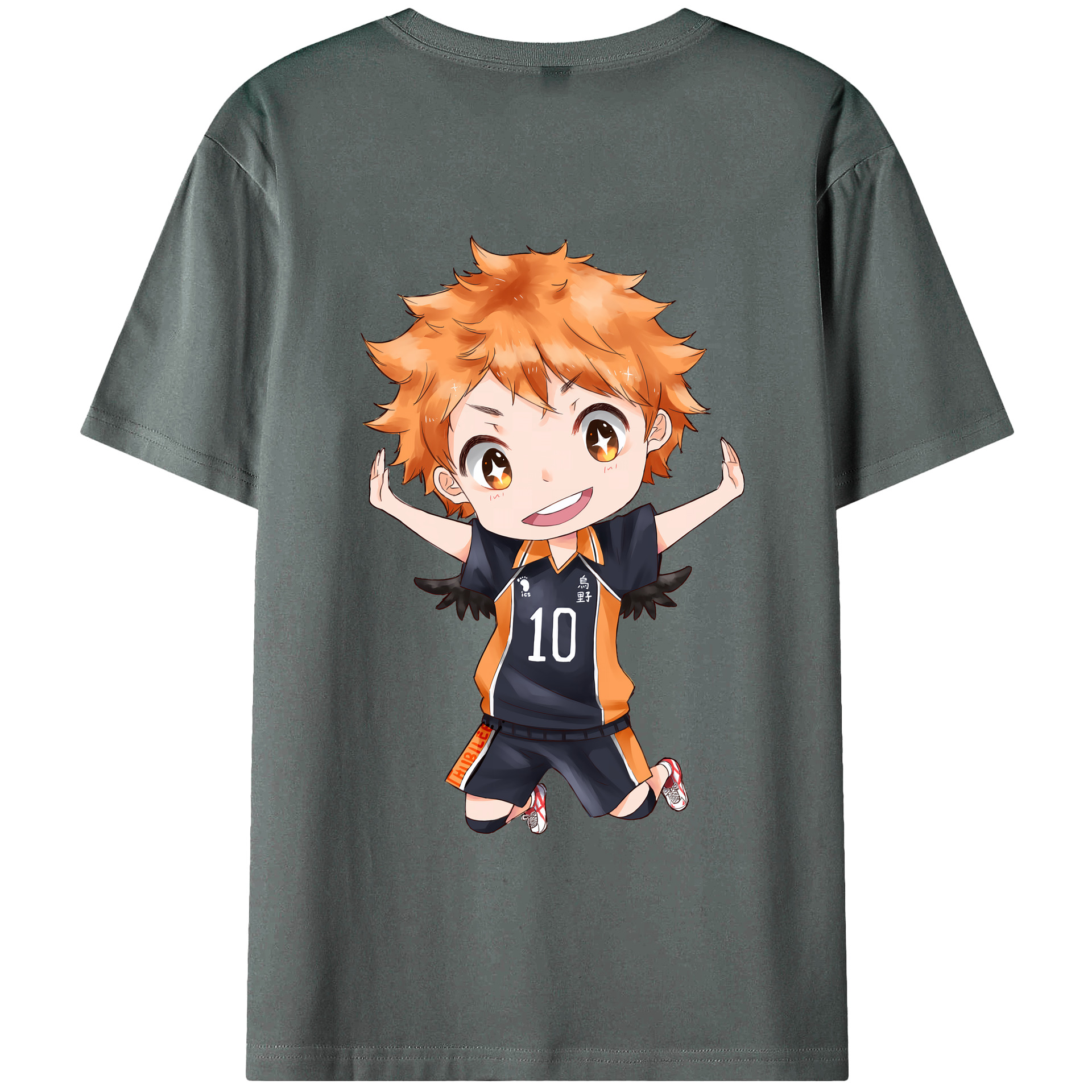 （画像用） ハイキュー!! Haikyu!! 綿100％半袖Tシャツ（背面プリント）